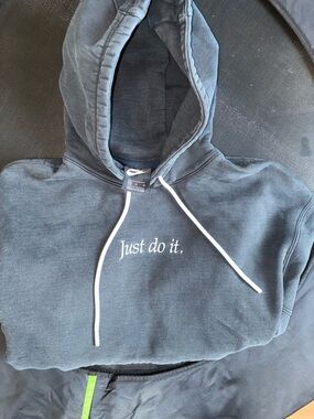Nike ‘JUST DO IT’ Black Hoodie CI9406-010 Medium